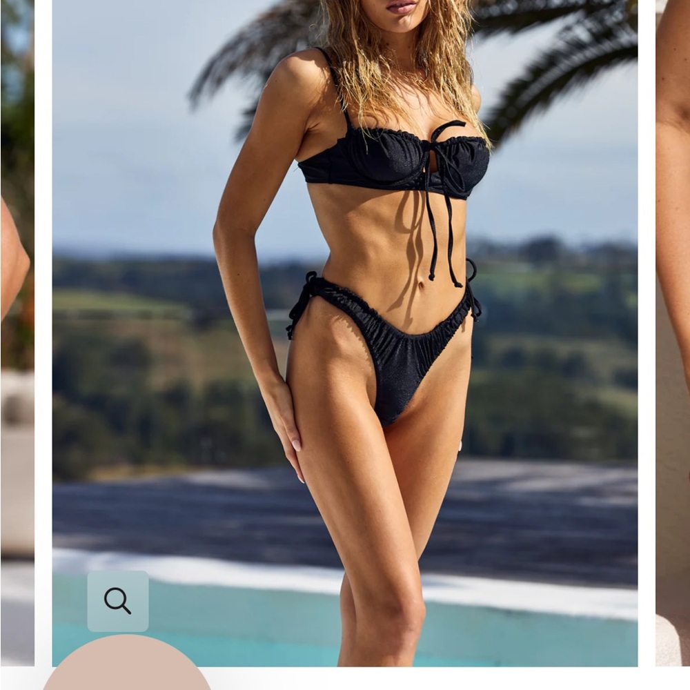 Somerfield Swim Black Bandeau Bikini